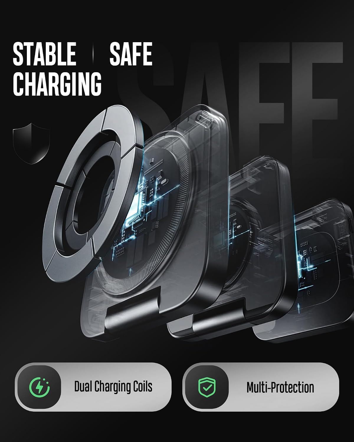 Smart Universal Foldable Wireless Charger